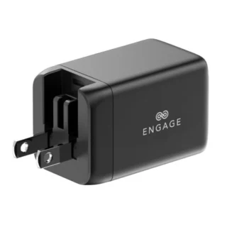 Engage Dual Port 48W Power Adapter With Interchangeable Uk/Eu Plug — product view 3