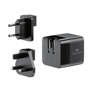 Engage Dual Port C+A 65W GaN Power Adapter with USB-C Cable — product view 2