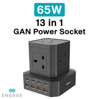 Engage 13 In 1 Ports GaN High Speed 65W Power Socket — product view 3