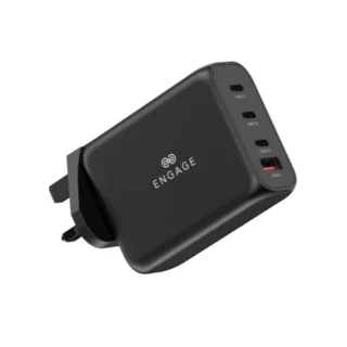 Engage 100W Power Adapter With Interchangeable Uk/Eu Plug & 4 Ports — product view 2