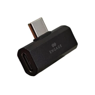 Engage USB-C To Dual USB-C Adapter (Charge + Audio) Black — product view 2