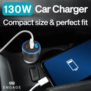 Engage 130W 3 Port Car Charger — product view 3