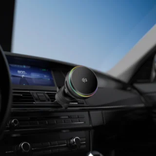 iEngage Qi2 Wireless Charger With Cooler And Air Vent Holder — product view 2