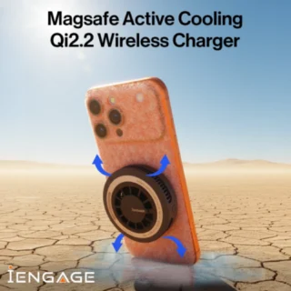 iEngage Qi2 Wireless Charger With Cooler And Air Vent Holder — product view 3