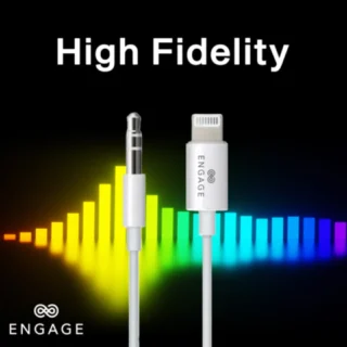 Engage Lightning To 3.5mm Aux Audio Cable — product view 3