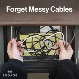 Engage Magnetic PD 60W USB-C Cable With Lightning Adapter Black - Ezdf — product view 3