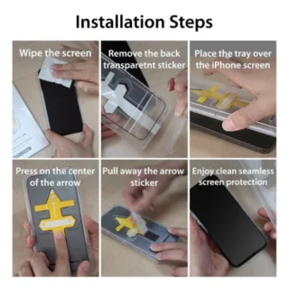 Engage iPhone 12 Pro Max Tempered Glass With Installation Tray — product view 2