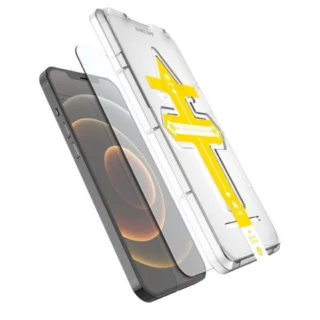 Engage iPhone 12 Pro Premium Privacy Tempered Glass With Installation Tray — product view 3