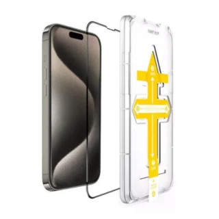 Engage iPhone 15 Pro Tempered Glass With Application Tray