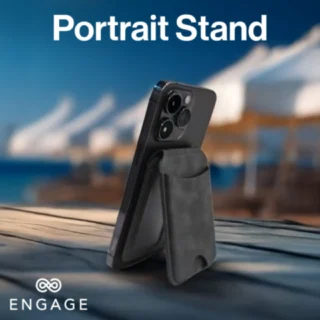 Engage Magsafe Fold Wallet Multiple Card Holder/Stand Feature - Green — product view 2