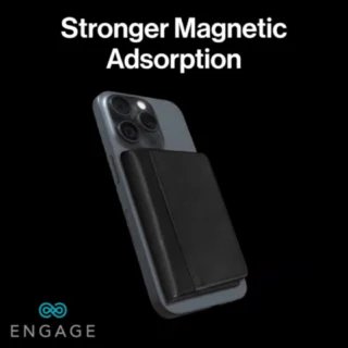 Engage Tri-Fold Magsafe Wallet - Black — product view 3