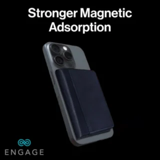 Engage Tri-Fold Magsafe Wallet - Blue — product view 3