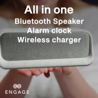 Engage Multifunctional Bluetooth Speaker Digital Alarm Clock — product view 2
