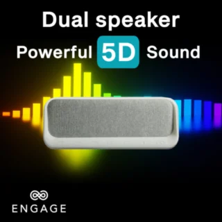 Engage Multifunctional Bluetooth Speaker Digital Alarm Clock — product view 3