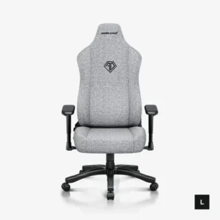 Anda Seat NOVIS Large Gaming Chair Linen Fabric - Ash Gray