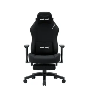 Andaseat Luna Pro Series Gaming Chair With Footrest - Black Fabric