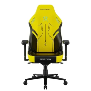 DX Racer MARTIAN Series Electric Adjustable Backrest Large Gaming Chair - Black / Yellow