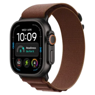 Apple Watch Ultra 4 GPS Cellular 49mm Black Titanium Casewith Burgundy Alpine Loop