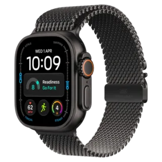 Apple Watch Ultra4GPS Cellular 49mm Black Titanium Casewith Black Titanium Milanese Loop