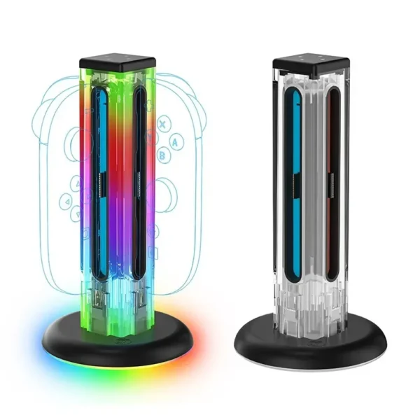 JYS 4-in-1 Controller Charging Dock – Transparent product image