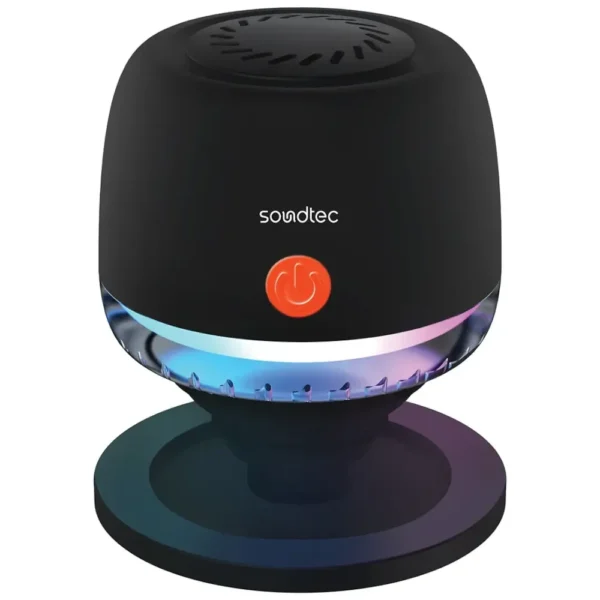 Porodo Snap Vibe Magnetic RGB Mini Speaker – Black product image