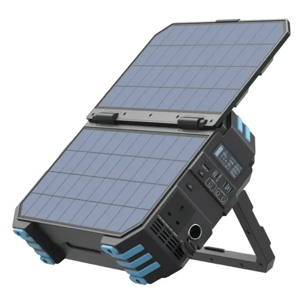 Powerology Helio 1600W Portable Solar Power Generator - Black product image