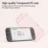 GeekShare Hard Case For Nintendo Switch 2 - Crystal Transparent Pink product image — product view 2