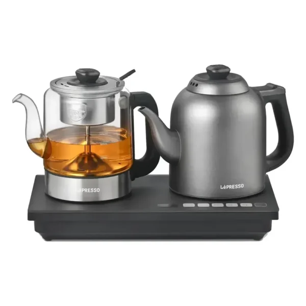 LePresso AuraBrew Tea Brewer and Water Boiler with Interactive Panel - Gray product image