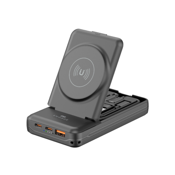 Engage Magnetic Wireless Power Bank 10000mAh Multi-Functional 20W