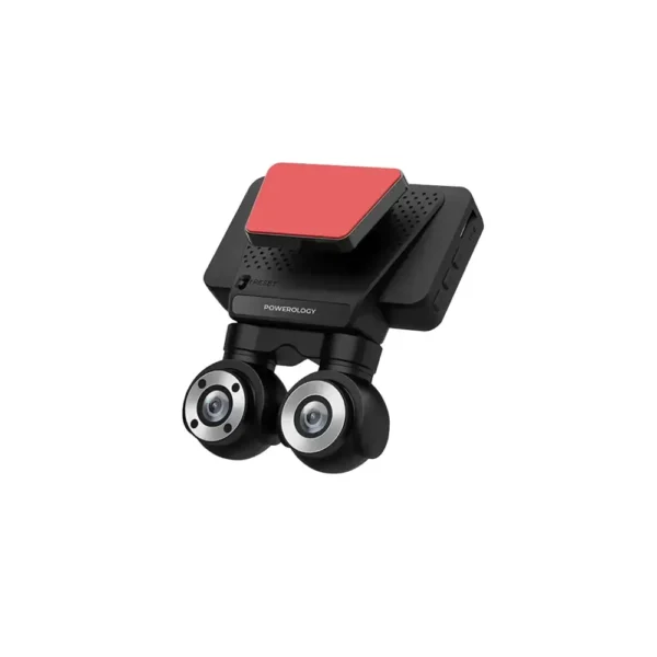 Powerology Dual Lens Dash Camera - Black product image