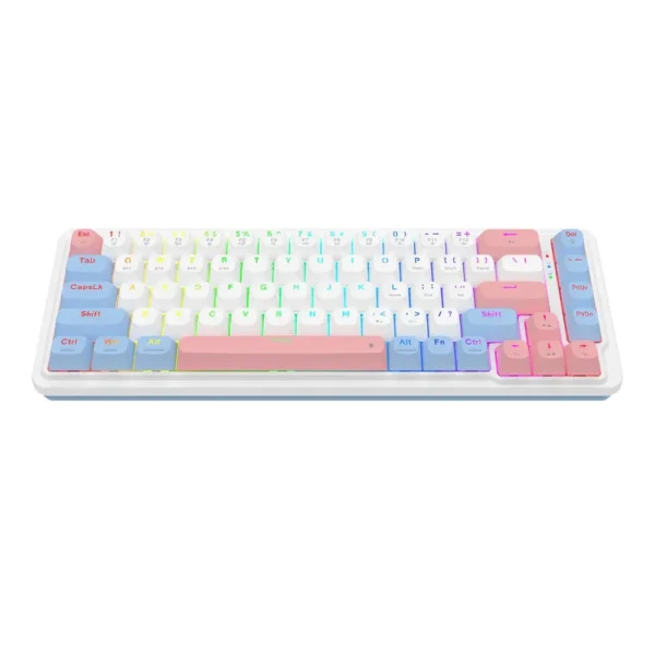 Redragon Nova Pro Wired/2.4g/bt Hot Swappable Gasket Mounted Mechanical Keyboard product image