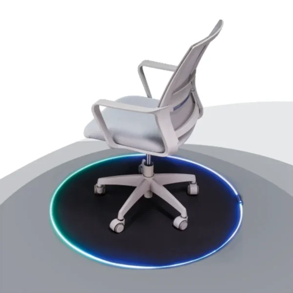 Lumi Rounded Gaming Chair Mat with RGB Light Strip MP06-11 product image