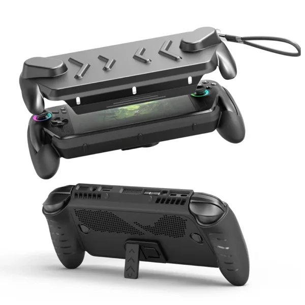 JYS Protective TPU case with Front Cover for ROG XBOX Ally&Ally X - Black product image