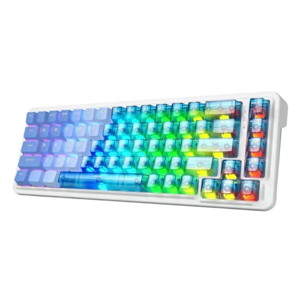 Redragon NOVA K709 HE Rapid Trigger Gaming Keyboard (Transparent Blue Keycaps) product image