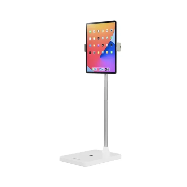 Porodo 360° Multifunctional Phone & Tablet Holder with Extebdable Pole - White product image