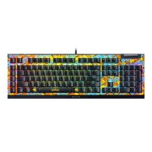 Razer BlackWidow V4 X Wired Mechanical Gaming Keyboard, Green Switches Tactile & Clicky…