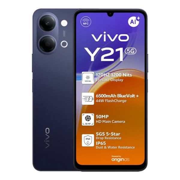 Buy vivo Y21 5G (4GB+4GB RAM | 256GB) online in Kuwait | Best Price | Quick Delivery