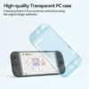 GeekShare Hard Case For Nintendo Switch 2 - Crystal Transparent Blue product image — product view 3