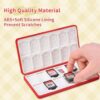 GeekShare Cream Strawberry Portable Card Case for Switch 2 - Red product image — product view 3