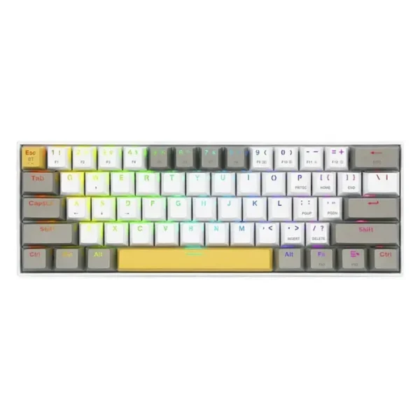 Redragon DRACONIC PRO Wired/2.4G/BT Mechanical Gaming Keyboard - (K530-YL&WT&GY-RGB-PRO) product image