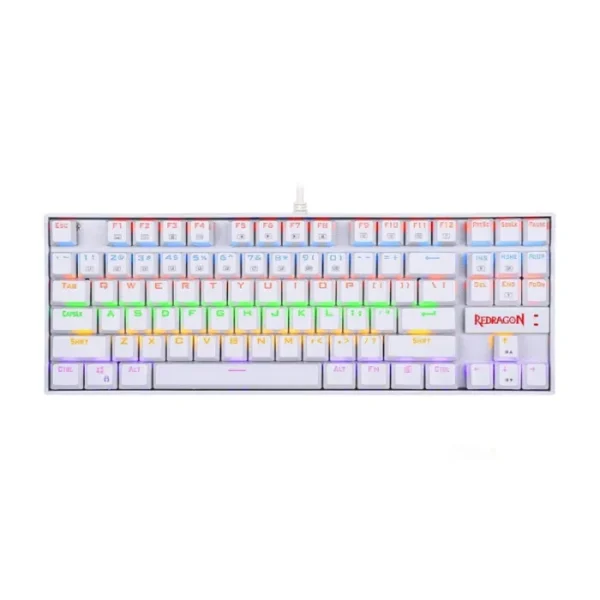 Redragon Kumara K552w-rgb Mechanical Gaming Keyboard – Red Switches – White product image